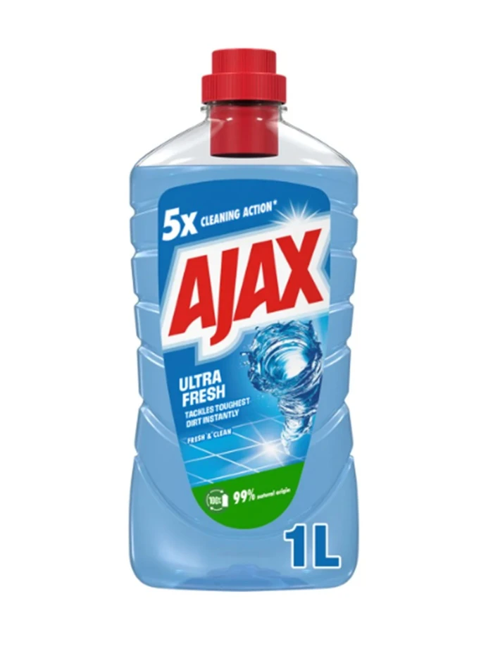 Detergent pentru pardoseli si alte suprafete lavabile Ajax Ultra Fresh, 1 l